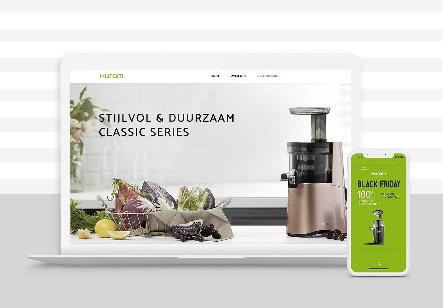 Hurom Website in situ