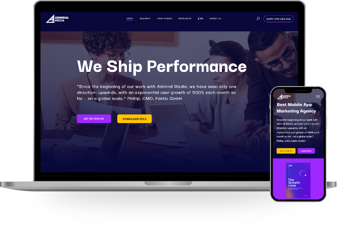 Admiral Media Website